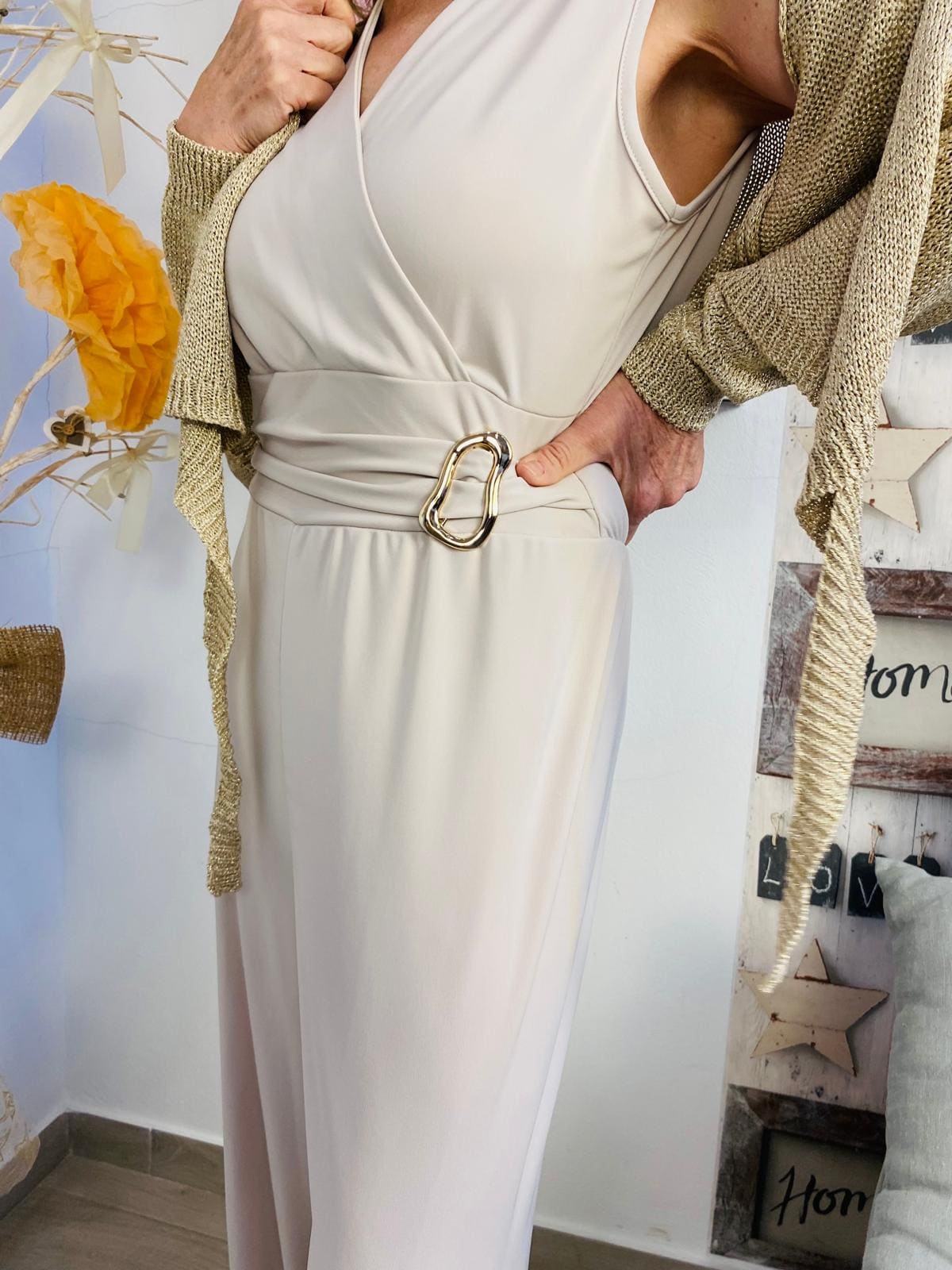 Tuta beige