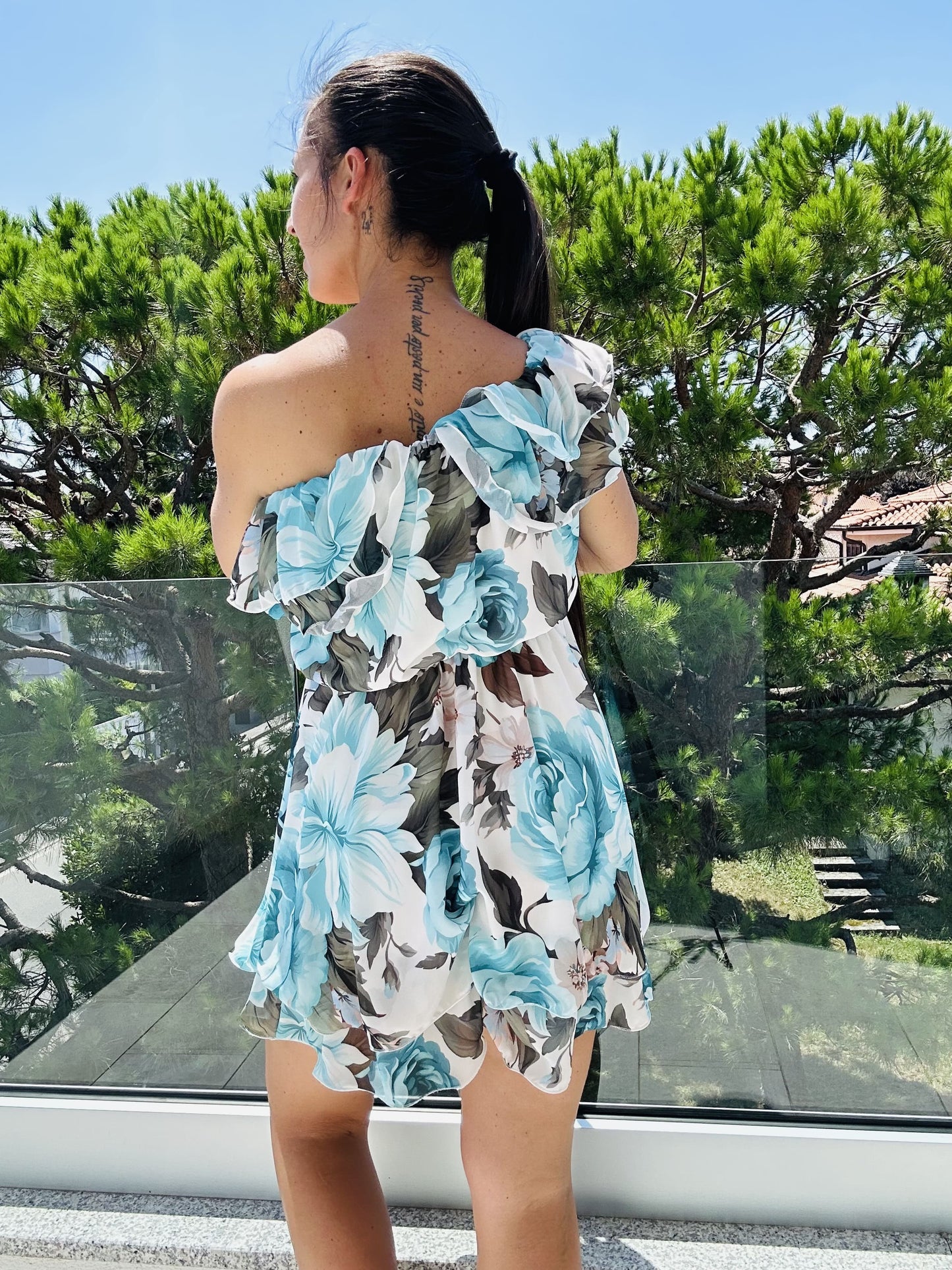 Vestito monospalla