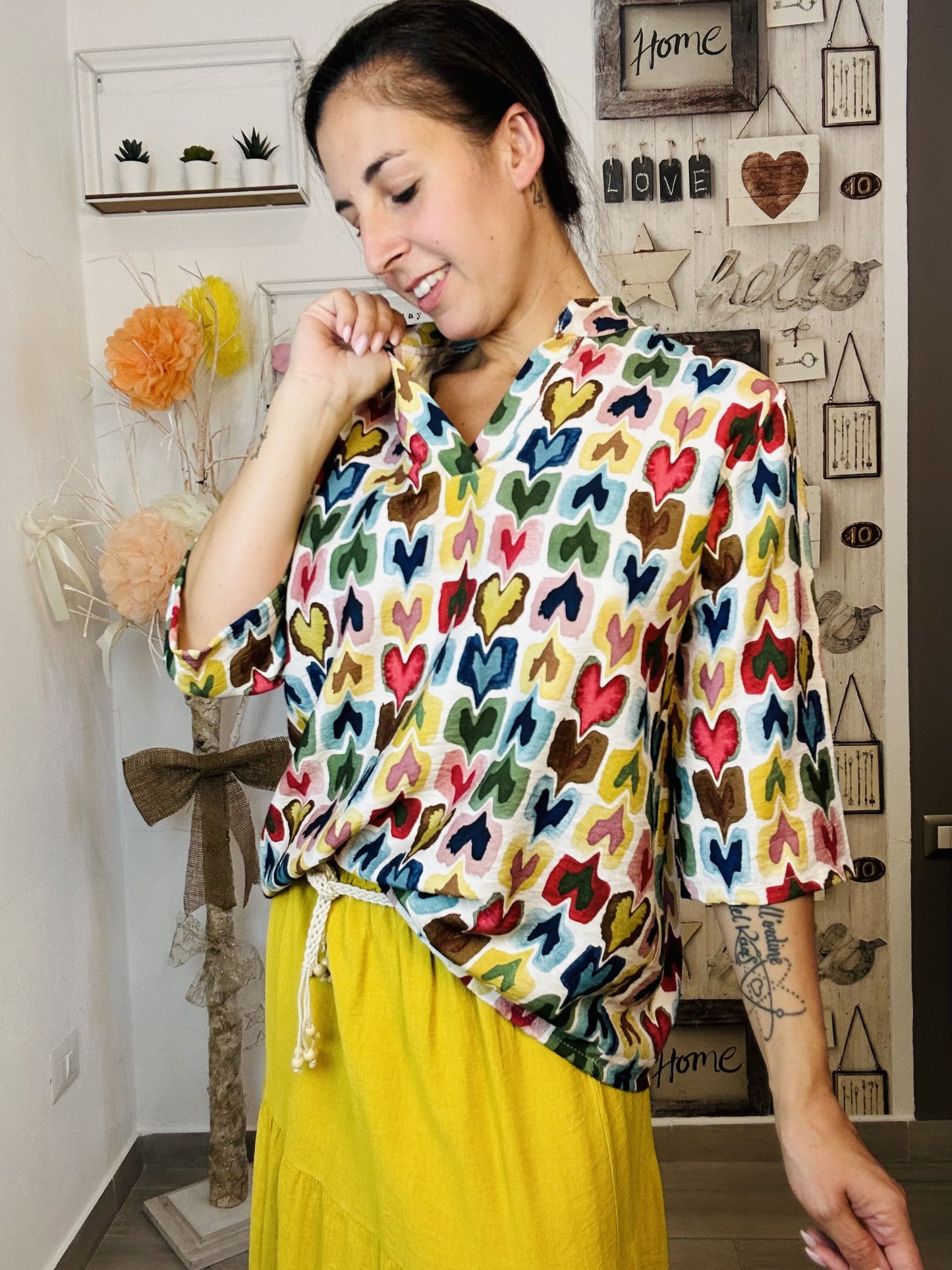 Blusa cuori