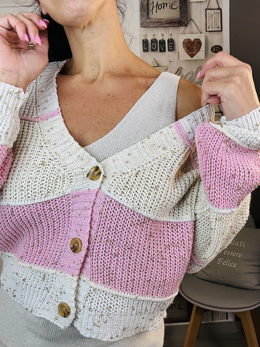 Cardigan righe