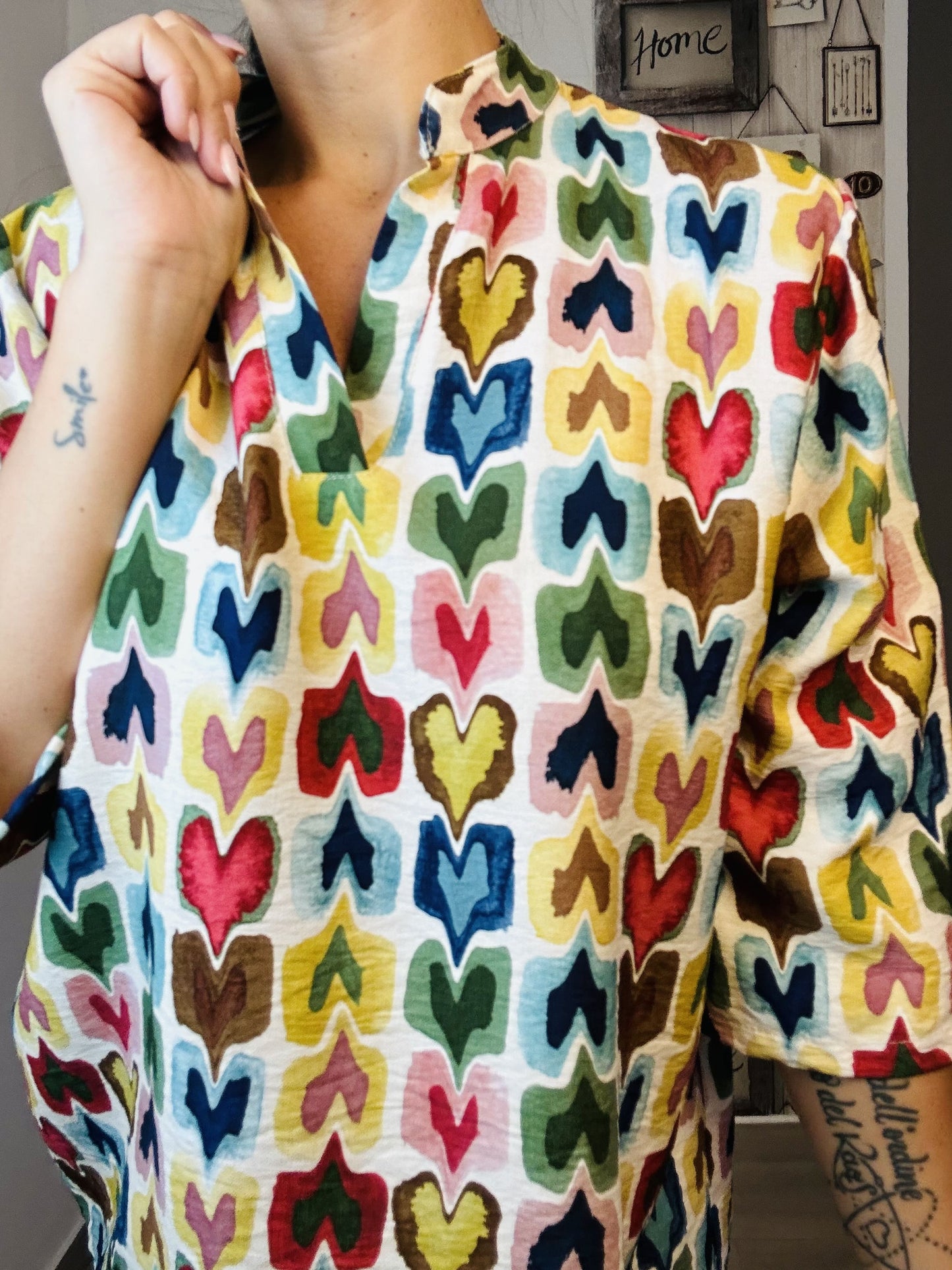 Blusa cuori