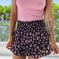 Minigonna rose