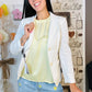 Giacca beige cotone