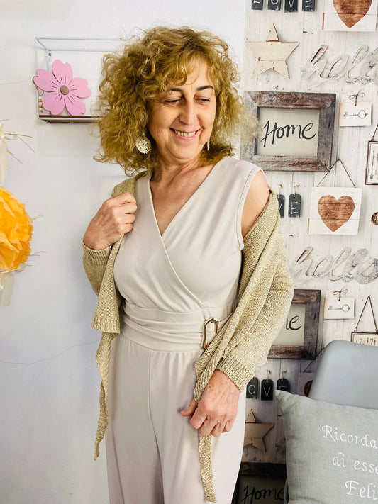 Tuta beige