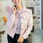 Giacca jeans cipria