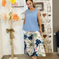 Pantalone fiori