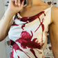 Top fiori astratti